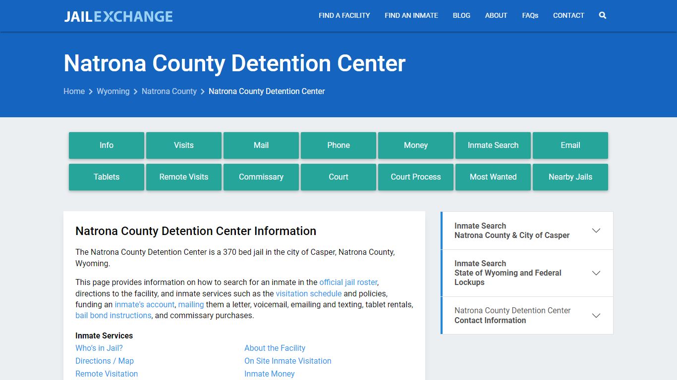 Natrona County Detention Center - Jail Exchange